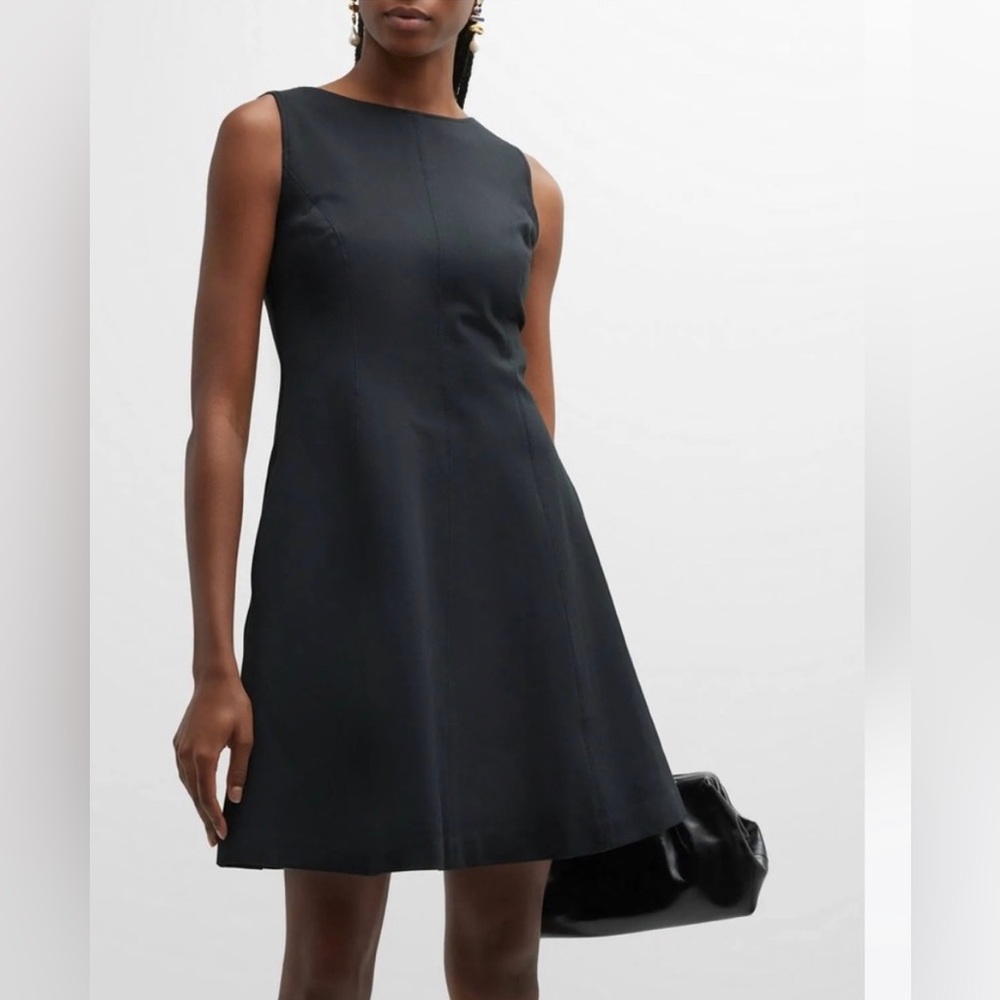 NWT Spanx Black Fit & Flare The Perfect Black Sleeveless Dress Size XS